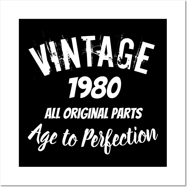 1980 Vintage All Original Parts Age to Perfection Wall Art by hippyhappy